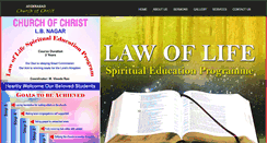Desktop Screenshot of churchofchristhyd.com
